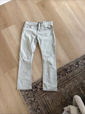 Light Beige Straight 32R Pants Mens BKE Carter